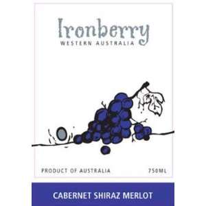  2008 Ironberry Cab Shiraz Merlot 750ml Grocery & Gourmet 