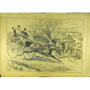 1893 Horse Carriage Race Sturgess Horses Print 