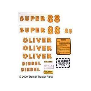  OLIVER SUPER 88 DIESEL MYLAR DECAL SET Automotive