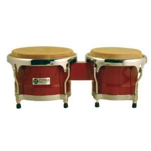  CODA DP 220 BUR Bongo Drum, Burgundy Musical Instruments