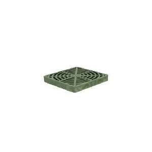  Replacement 9 Square Catch Basin Grate   Green