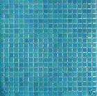 turquoise iridescent 5 8in glass tiles 