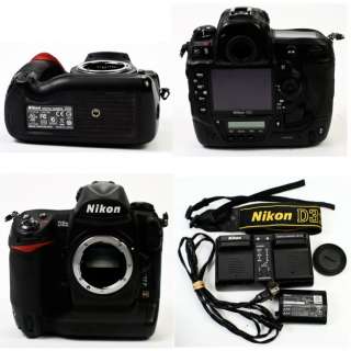 Nikon D3X Digital Camera w/ Batteries and Charger 018208914425  