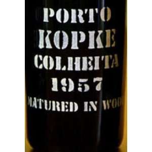  1957 Kopke Colheita Porto 750ml Grocery & Gourmet Food
