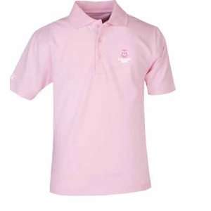 Colorado State YOUTH Unisex Pique Polo Shirt (Pink)  