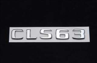 Mercedes Benz Trunk Rear Emblem Badge Letters CLS63 uss  