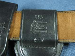   B2 Leather Police Utility Belt sz 36, Don Hume, Tex Shoemakers extras