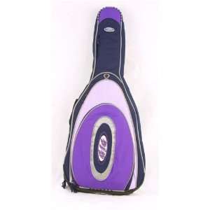  Gig Electric Guitar Backpack Gig Bag, Purple Musical 