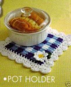 Coaster Napkin Placemat Pad Potholder Crochet Patterns  