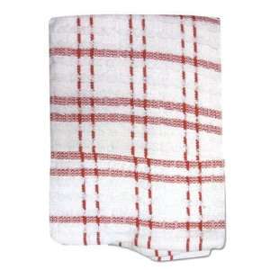 Ritz Checked Terry Dish Cloth   Red 
