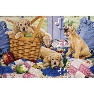  Serendipity Puppies Picnic   399pc Family Puzzle Toys & Games