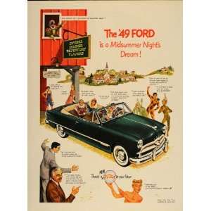   Ford Car Summer Repertory Theatre   Original Print Ad