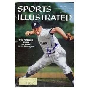 Bob Turley Autographed/Hand Signed New York Yankees Sports Illustrated 