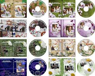 200 DVD COVER & LABEL TEMPLATES Vol1&2   PSD Graduation 845029001764 