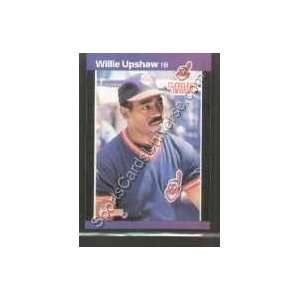  1989 Donruss Regular #492 Willie Upshaw, Cleveland Indians 