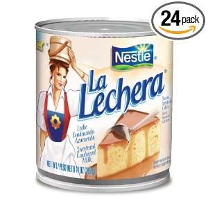 Nestle La Lechera Sweetened Condensed Milk, 14 Ounce Cans (Pack of 24 