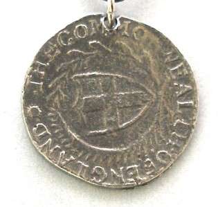 Commonwealth Shilling (1653) Coin Pendant, Pewter, Gift Boxed, English 