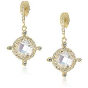    Belargo Jewelry CARNEGIE 14k Vermeil Crown Drop Earrings Jewelry