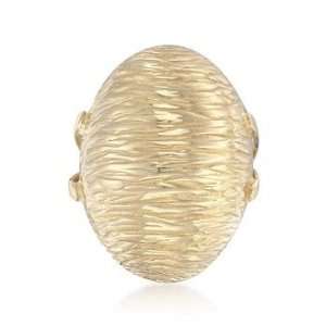  Italian Vermeil Textured Ring Jewelry