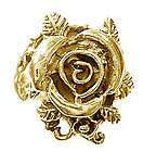 new new sexy gold plated enchanted forest rose ring jewelry