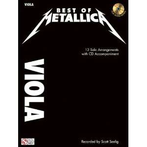  Best of Metallica for Viola 12 Solo Arrangements with CD 
