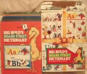   Bird Sesame Street Complete 1 8 Volume Dictionary 077731135103  