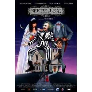 Beetlejuice Poster Movie French (11 x 17 Inches   28cm x 44cm) Michael 
