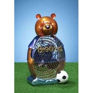 Deco Breeze Striker Bear Figurine Fan 