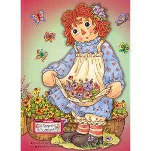  Raggedy Ann with Apron of Flowers Coloring & Activity Book 