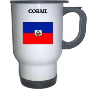  Haiti   CORAIL White Stainless Steel Mug Everything 