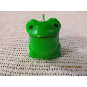  Hand Sculpted Frog Table Candle 