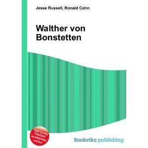  Walther von Bonstetten Ronald Cohn Jesse Russell Books