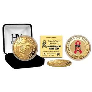   AFBCAGK Atlanta Falcons BCA 24KT Gold Game Coin