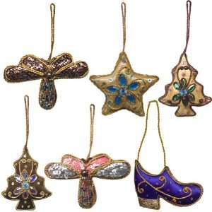  Christmas Ornaments Hangings In Star, Tree, Dragonfly 