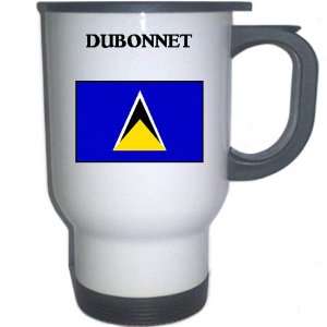  Saint Lucia   DUBONNET White Stainless Steel Mug 