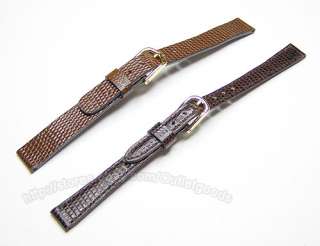Seiko 10mm 12mm Ladies Leather Watch Band Strap  