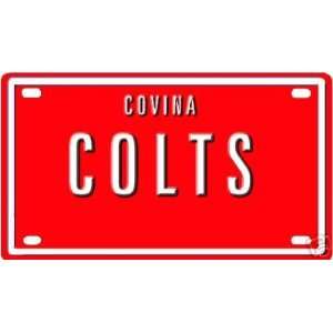  Covina High School   Covina, CA Booster Club License Plate 