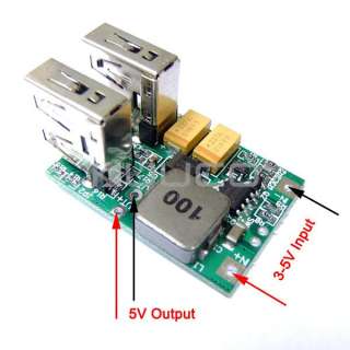   DC Boost Converter 5V 3A Dual USB Output Step Up Voltage Module  