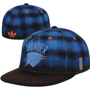  Oklahoma City Thunder Fastbreak Flannel Flat Brim Flex Fit 