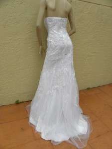 SEAN COUTURE GORGEOUS EMBROIDRED WEDDING GOWN DRESS NWT  