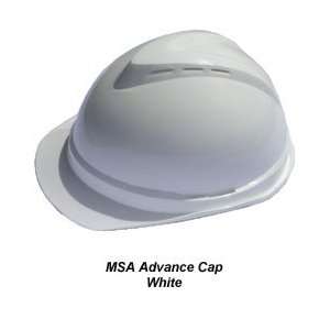  MSA Advance Vented hardhats with Ratchet Suspensions 