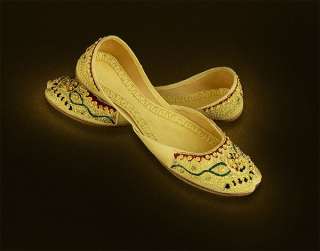 Women Party Belly Dance Khussa Wedding Nagra Shoes  