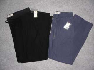   MERONA Womens Drawstring Casual Cotton Blue Black Pants XS M L  
