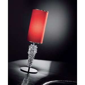 Subzero table lamp   red (white inside), 110   125V (for use in the U 