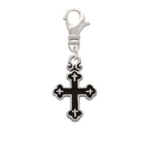   Cross with Mini Silver Cross Decorations Clip On C Arts, Crafts