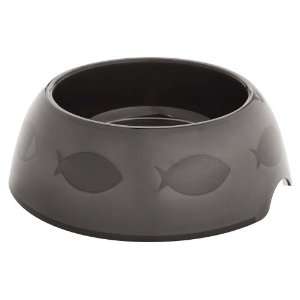  Zak Designs Smoke 2 cup Acrylic Pet Bowl