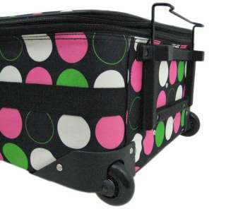 Scratch and Dent` 3 Piece MultiColor Large Polka Dot Suitcase Set 