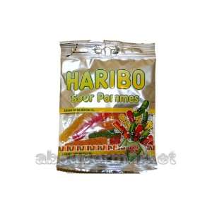 Haribo Halal Sour Pommes 100g (Eksili Seker Kaplamali)  