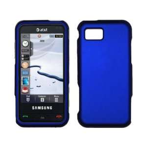  Samsung Eternity A867 Rubberized Hard Case   Blue Cell 