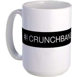  CrunchBang Linux Linux Large Mug by  Everything 